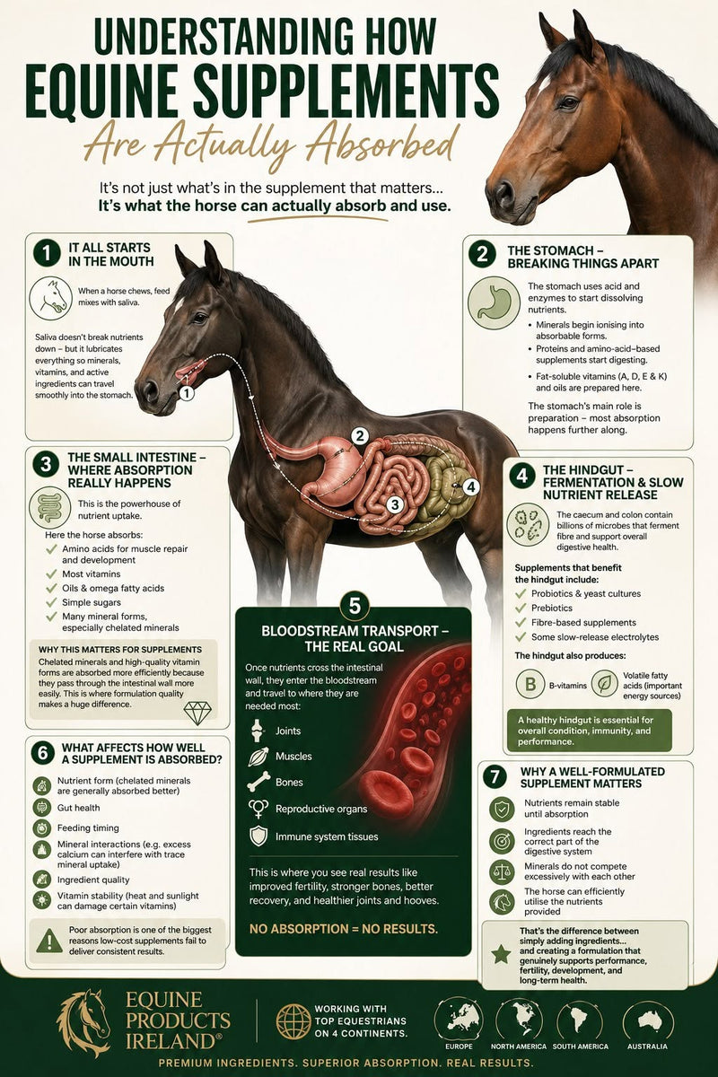 Understanding How Equine Supplements Are Actually Absorbed
